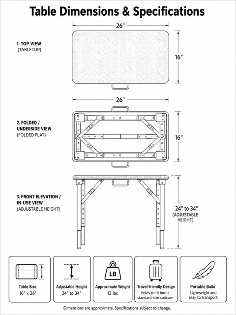 Airline Travel Dog Grooming Table